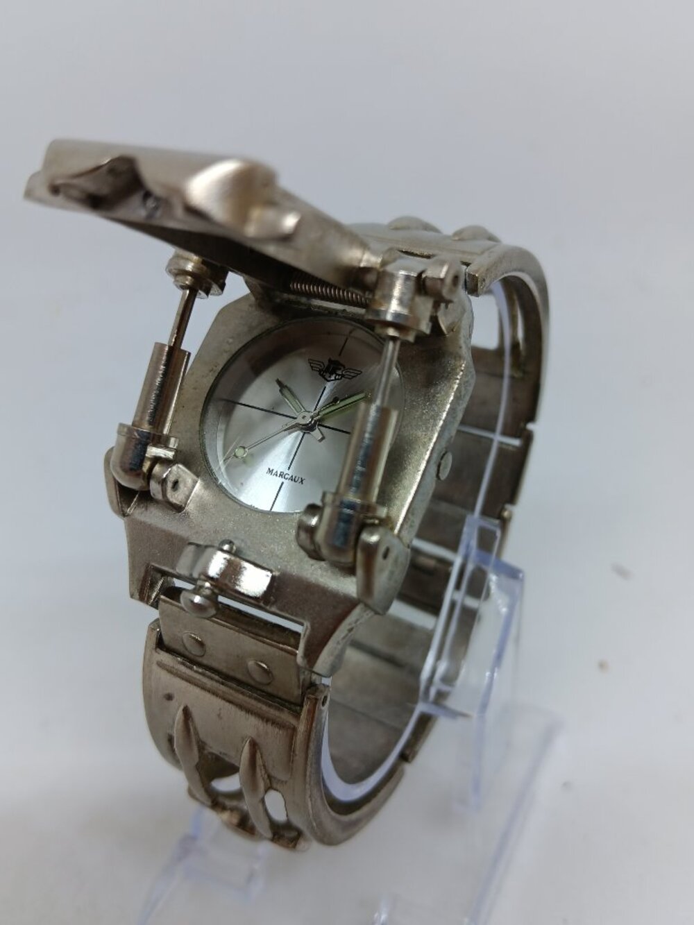 VINTAGE 1990s Margaux Unisex 30mm x 40mm Piston Case Steampunk Watch
